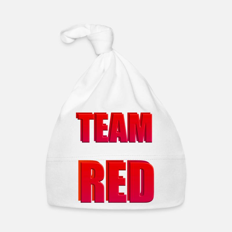 Team Rot Baby Bio-Mütze