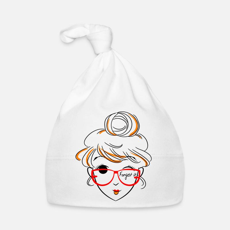 Girl, forget it Organic Baby Cap
