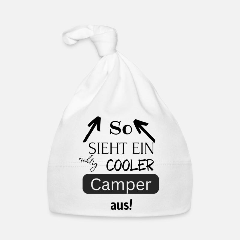 So sieht ein cooler Camper aus Baby Bio-Mütze