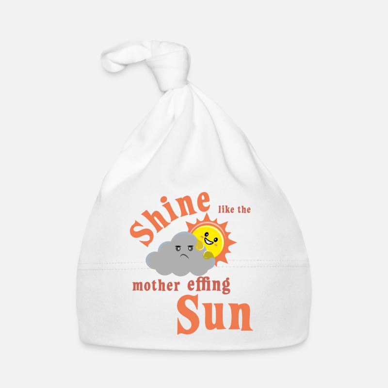 briller comme la mère effing soleil lettrage d’été Bonnet bio Bébé