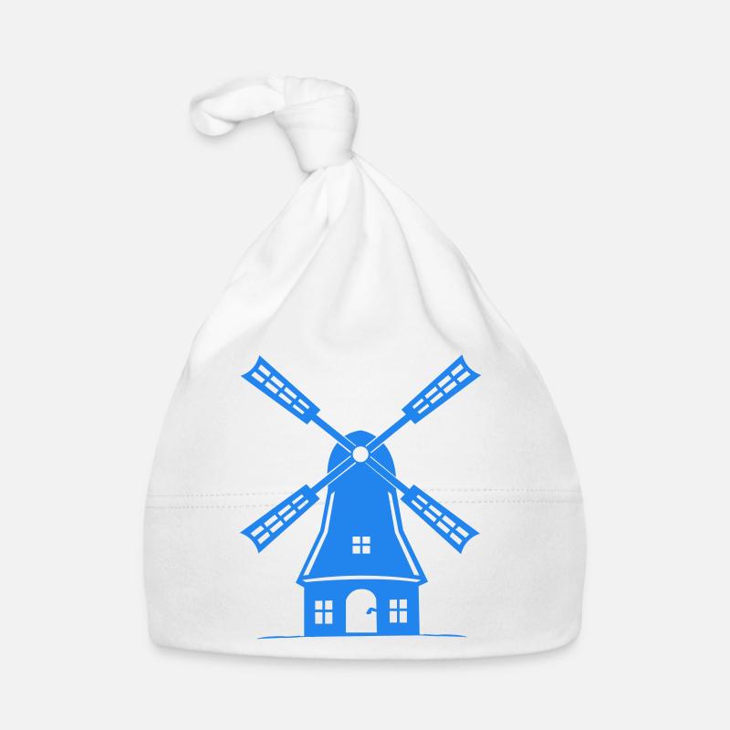windmühle mühle Baby Bio-Mütze