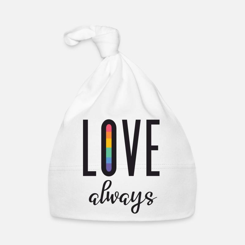 LGBT Pride Month - Liebe immer Baby Bio-Mütze