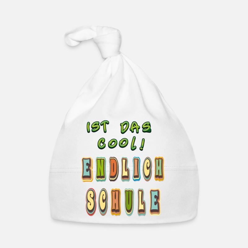 endlich Schule Baby Bio-Mütze