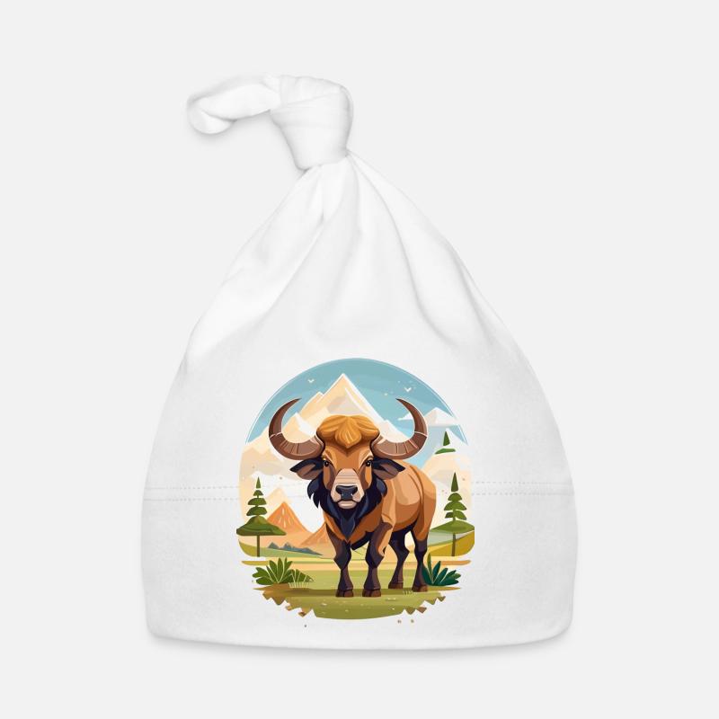 Büffel Baby Bio-Mütze