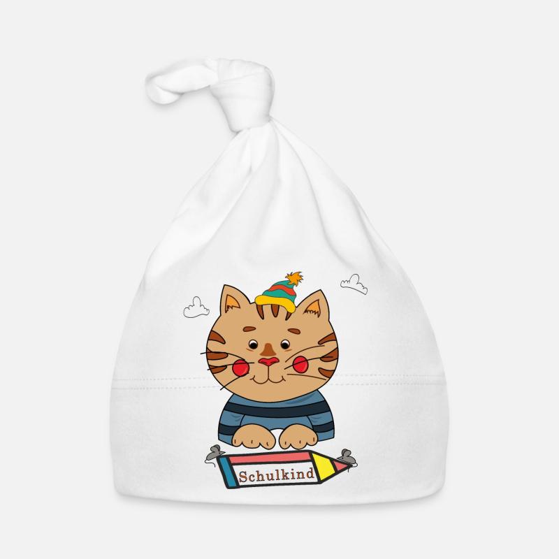 Chat écolier Bonnet bio Bébé