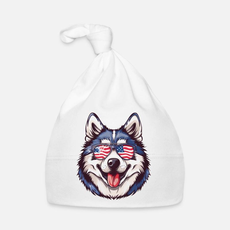Husky d’Amérique Bonnet bio Bébé