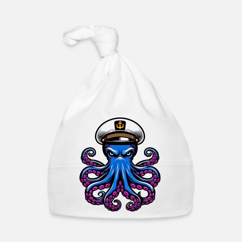 Krake Baby Bio-Mütze