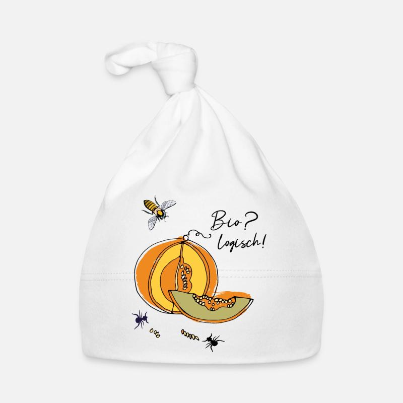 Biologist, Pumpkin, Ants Organic Baby Cap