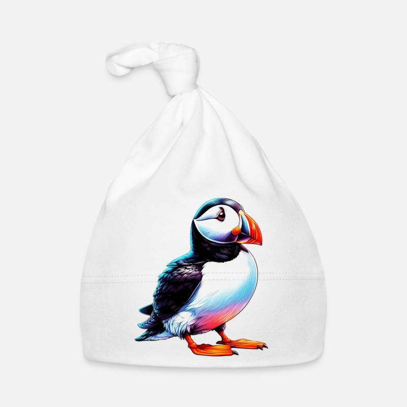 Macareux Bonnet bio Bébé