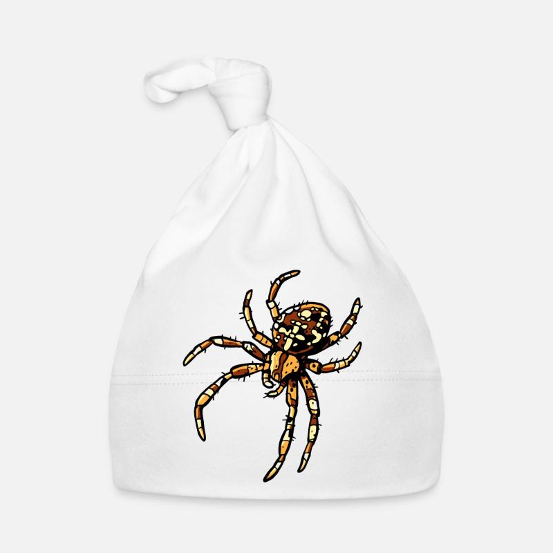 Cross spider Organic Baby Cap
