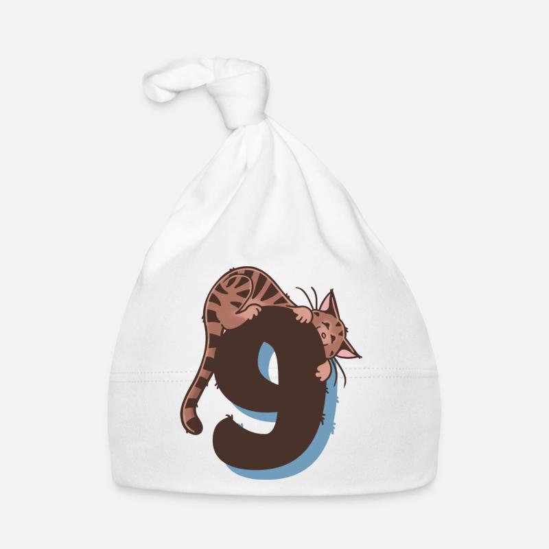 Cat numéro 9 Bonnet bio Bébé