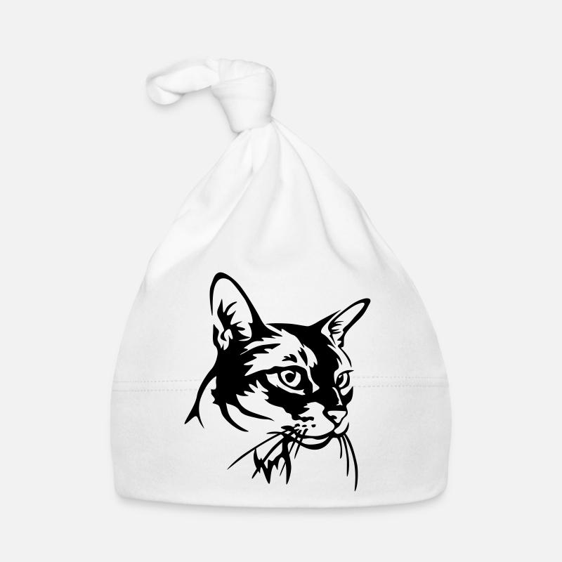Abyssinian Cat Organic Baby Cap