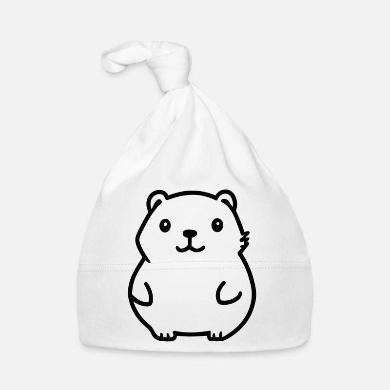 Murmeltier Baby Bio-Mütze