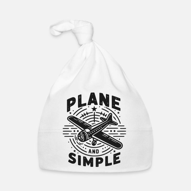 Flach und einfach Baby Bio-Mütze