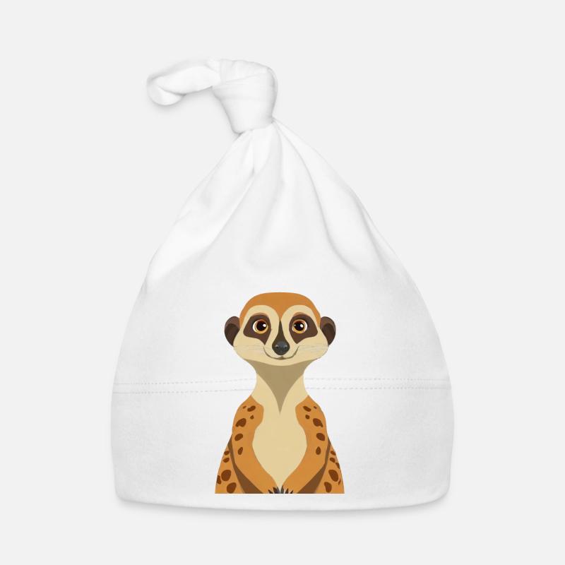 Erdmännchen Baby Bio-Mütze