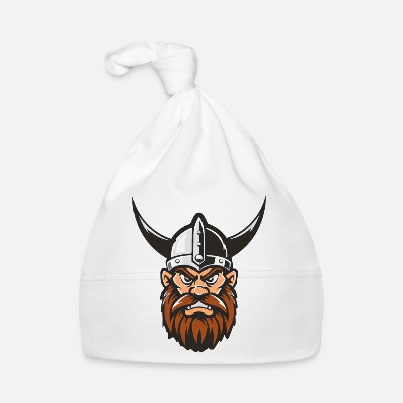 Tête de Viking Bonnet bio Bébé