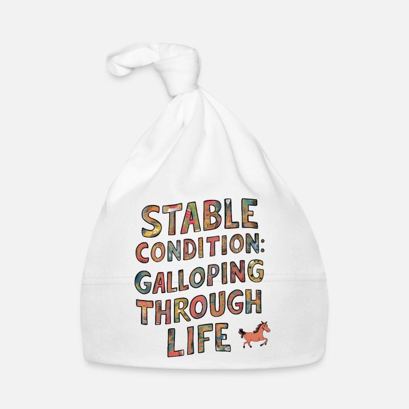État stable : Galoper dans la vie Bonnet bio Bébé