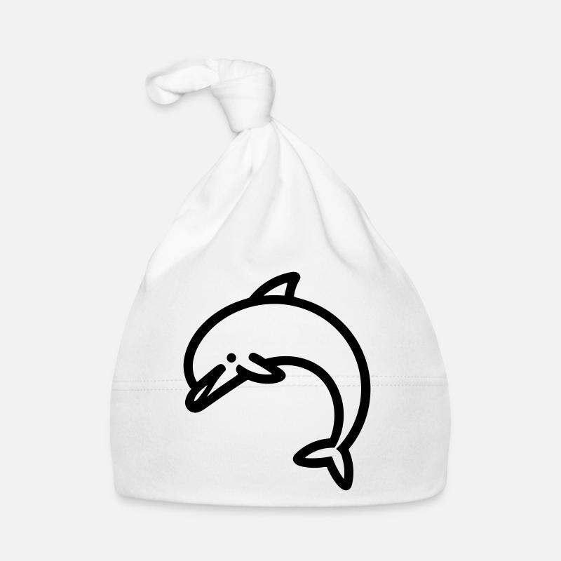 dolphin Organic Baby Cap