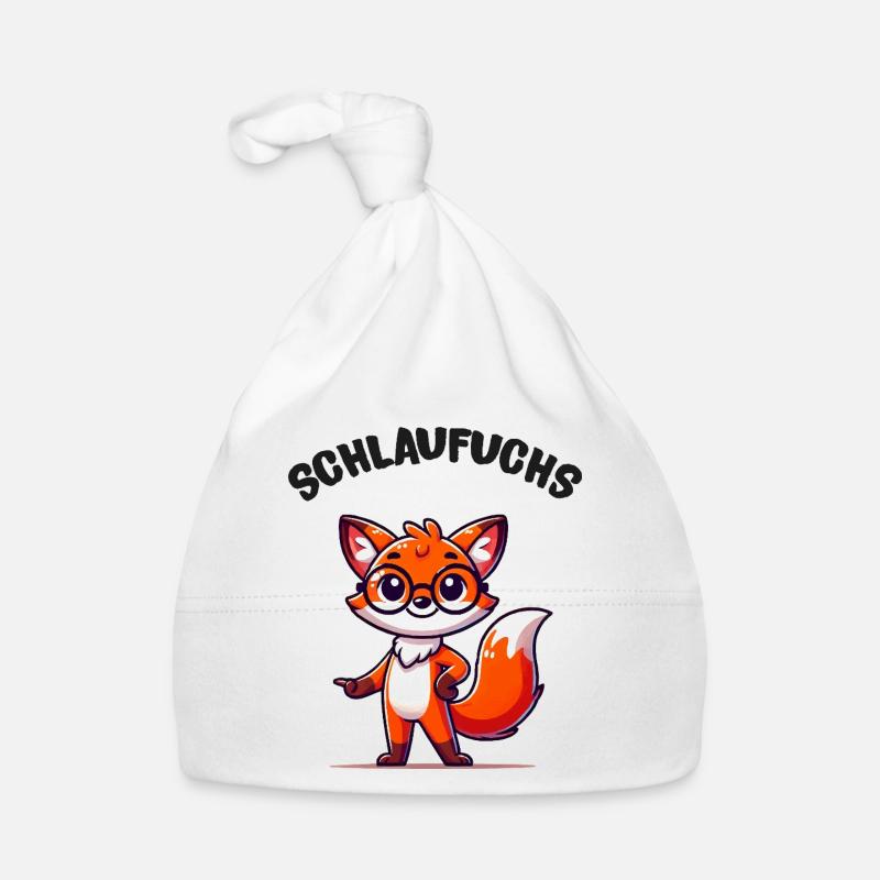 fuchs schlau Baby Bio-Mütze