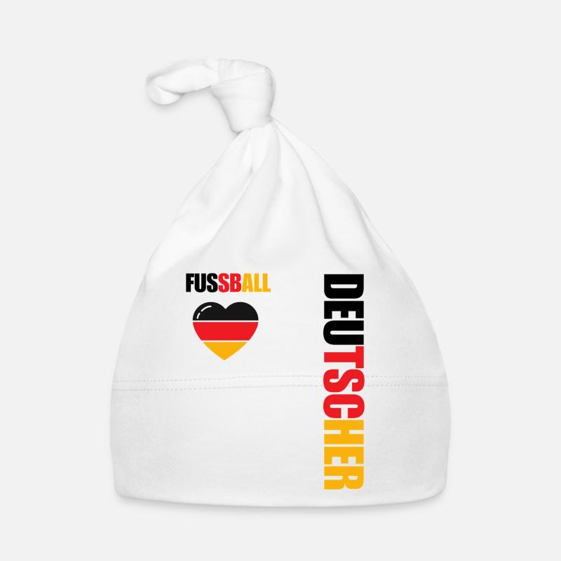 Deutsche Mannschaft Fanfußball Baby Bio-Mütze