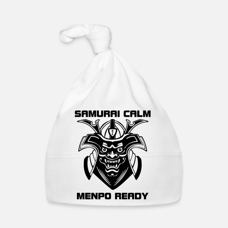 Samurai Calm – Menpo bereit Baby Bio-Mütze