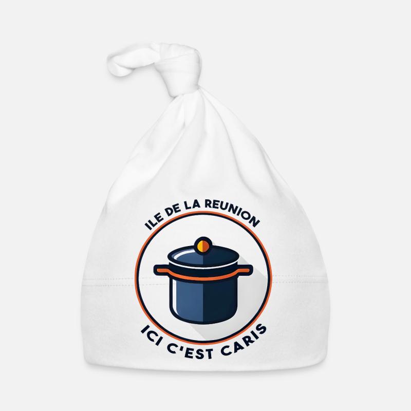 Reunion Island Pride Geschenkidee Baby Bio-Mütze