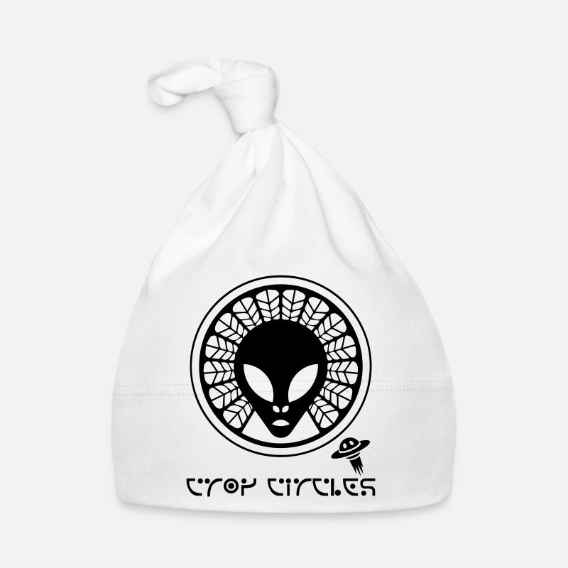Ancient Alien Crop Circle Organic Baby Cap