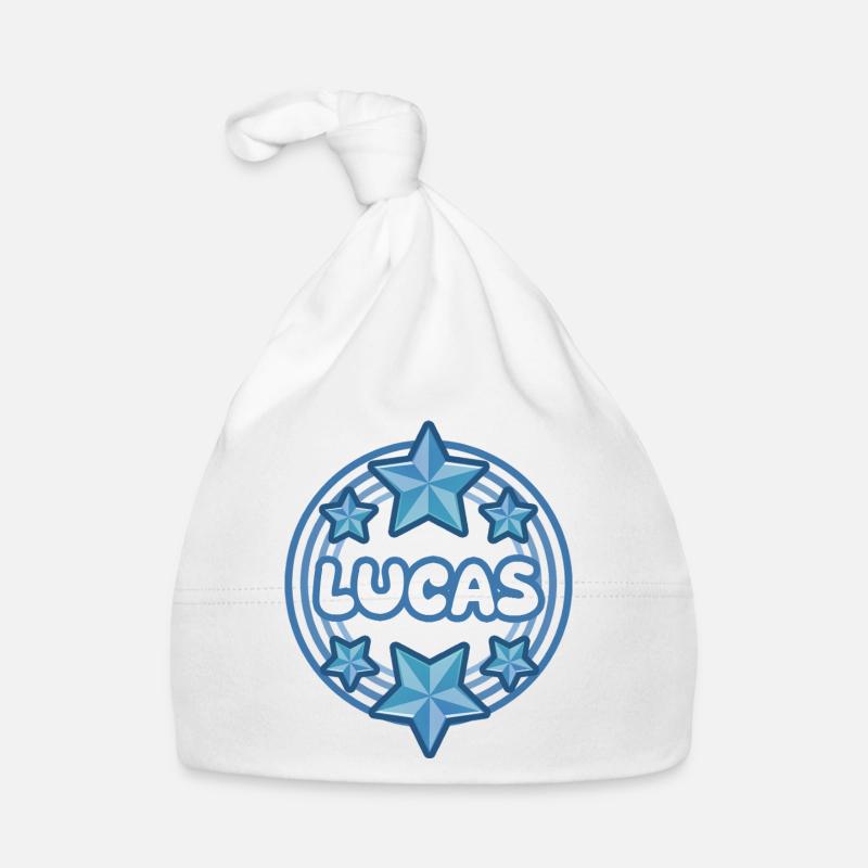 Lucas als Name Baby Bio-Mütze