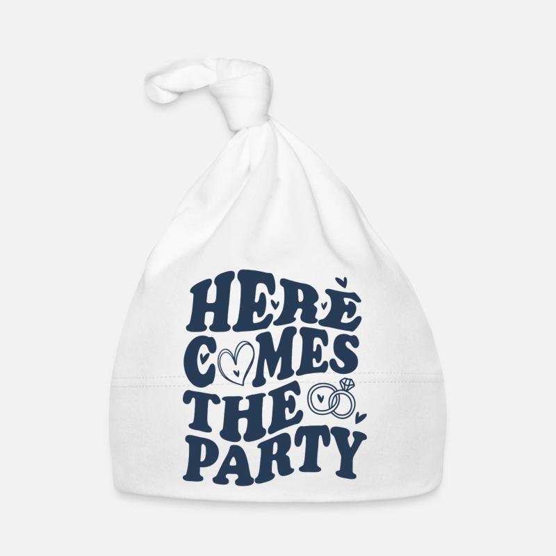 Here Comes the Party – Wedding Organic Baby Cap