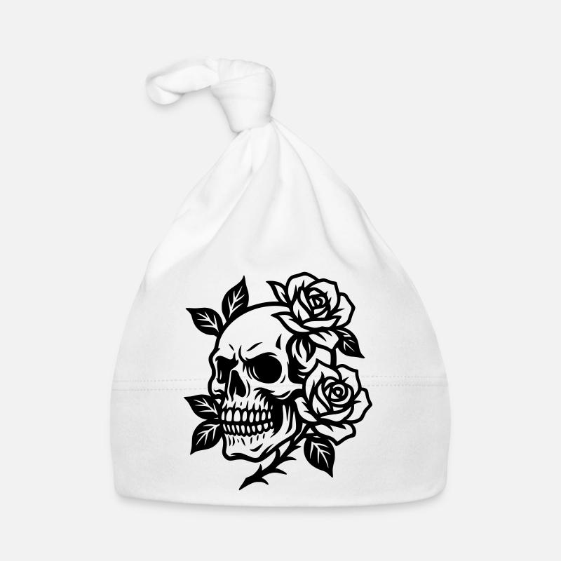 Skull Organic Baby Cap