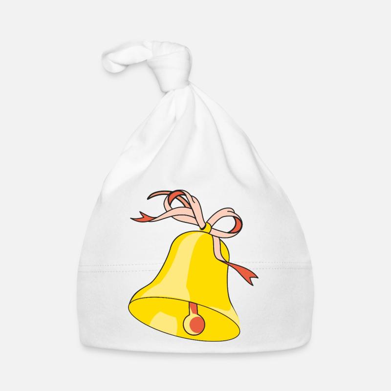 Bell with loop Organic Baby Cap