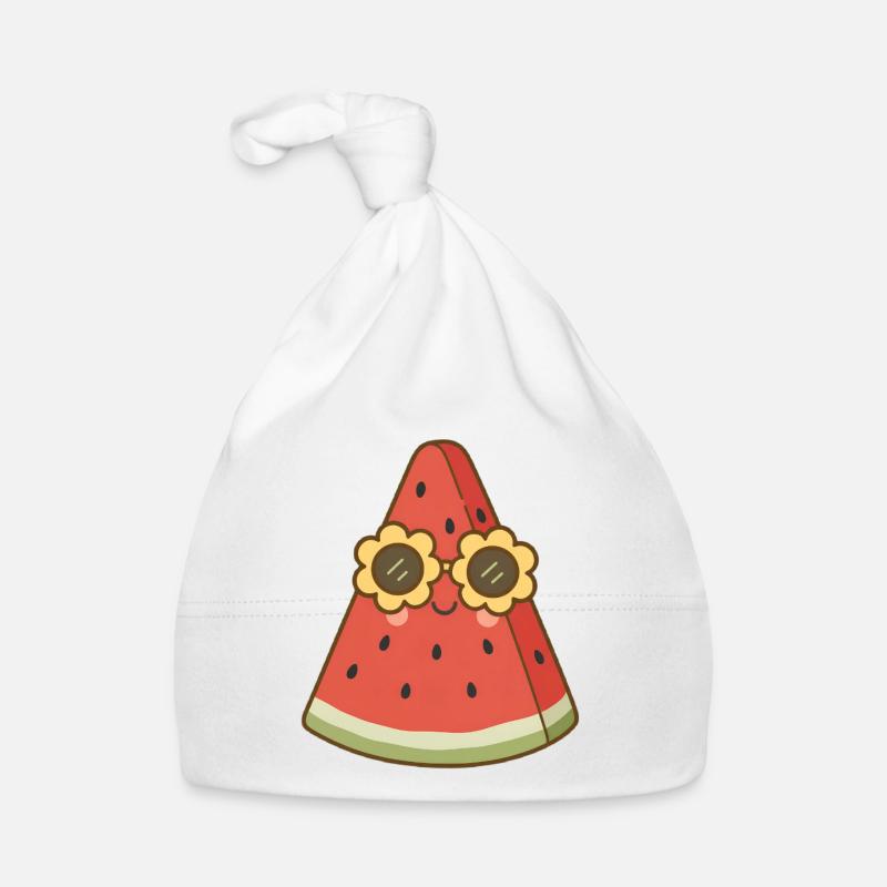 Wassermelone Baby Bio-Mütze