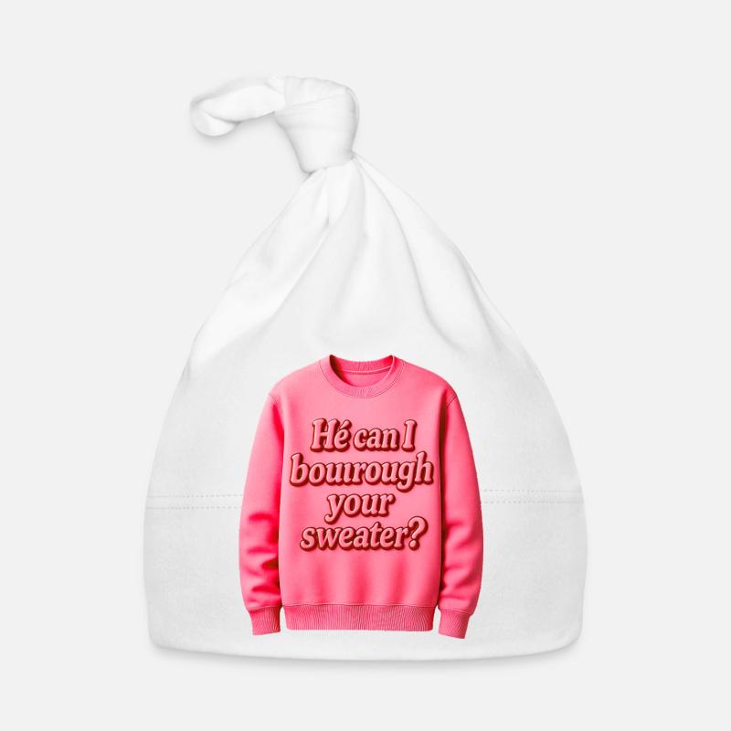 Il peut je t’emprunter ton pull Bonnet bio Bébé