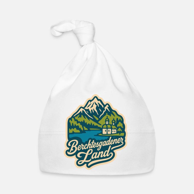 Berchtesgadener Land - Bonnet bio Bébé - blanc