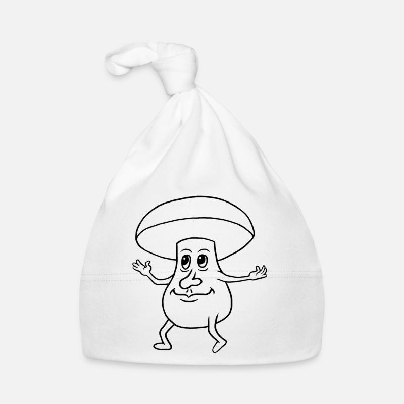 Lustiger Pilz Baby Bio-Mütze
