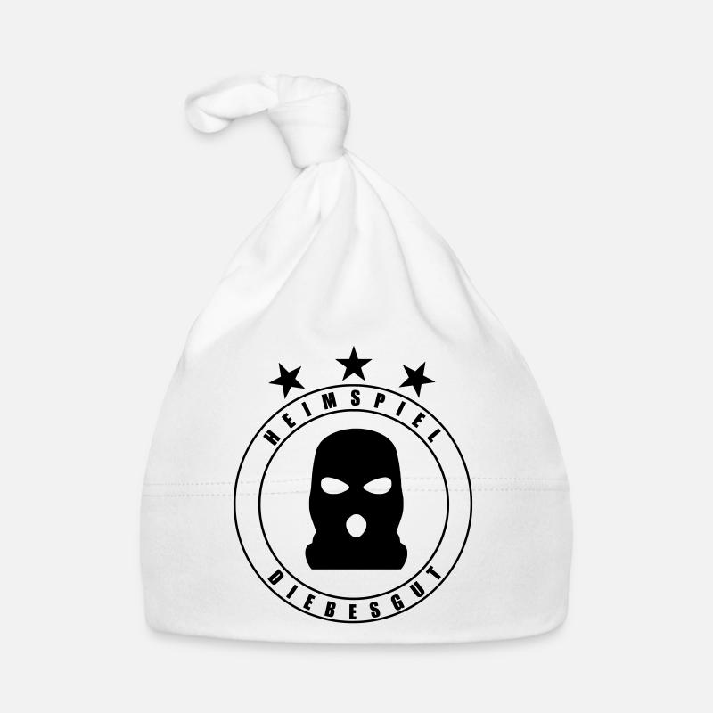 DIEBESGUT_WAPPEN - Bonnet bio Bébé - blanc