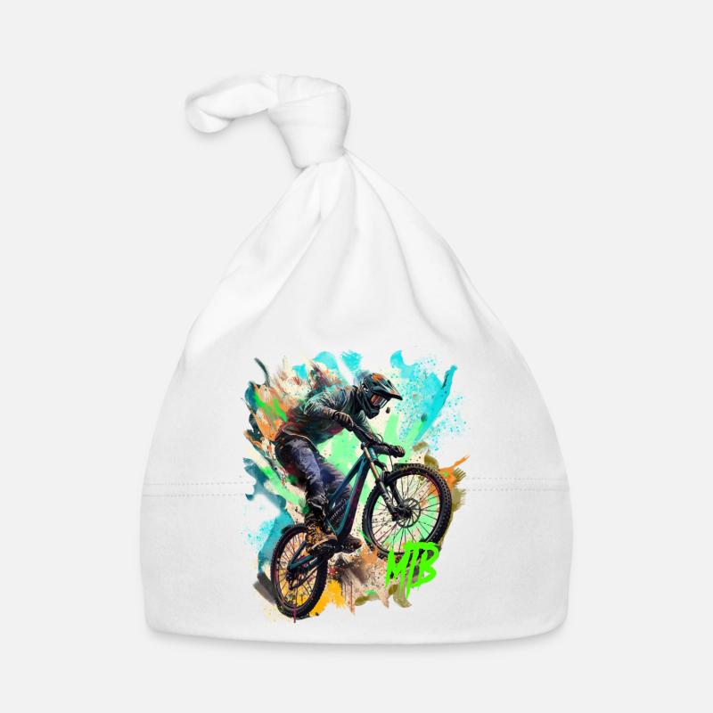 MTB-Fahrrad Baby Bio-Mütze