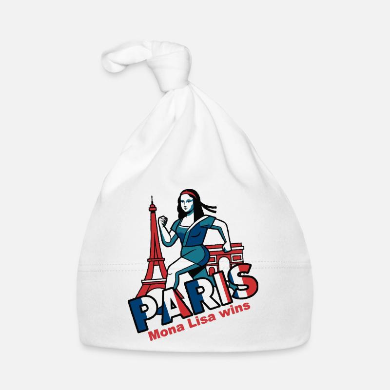 Mona Lisa Paris Baby Bio-Mütze
