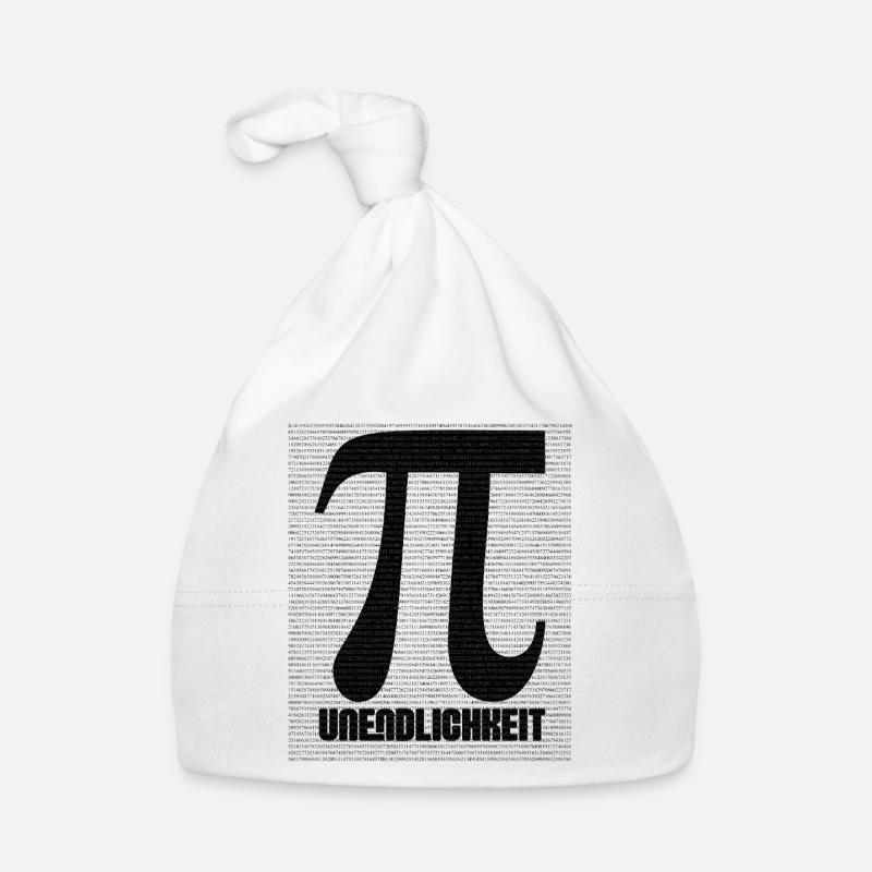 Pi Sign from Number Pattern Organic Baby Cap