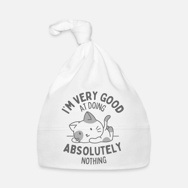 Doing Absolutely Nothing Organic Baby Cap