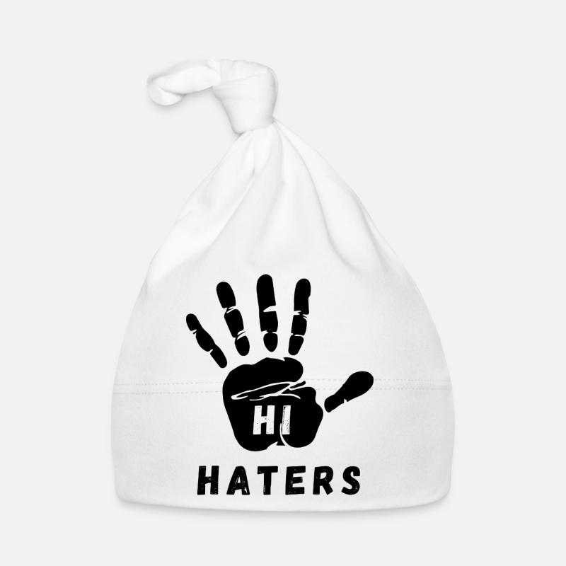 Puissants détracteurs de HI design cool - Bonnet bio Bébé - blanc