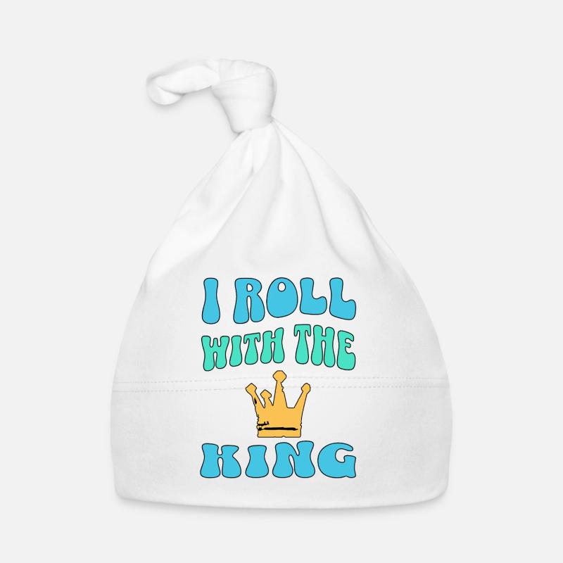 I Roll With The King Organic Baby Cap