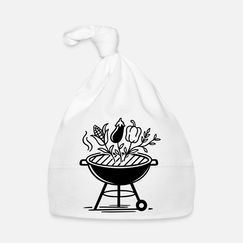 Vegan Grilling with Vegetables & BBQ Style Organic Baby Cap