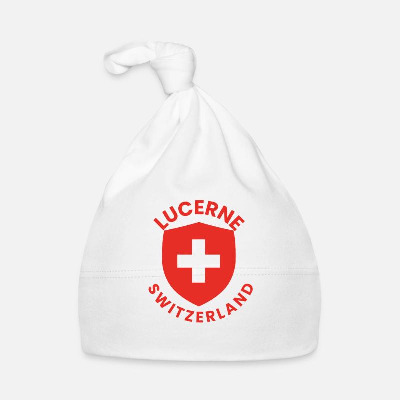Conception du Bouclier de Lucerne en Suisse Bonnet bio Bébé