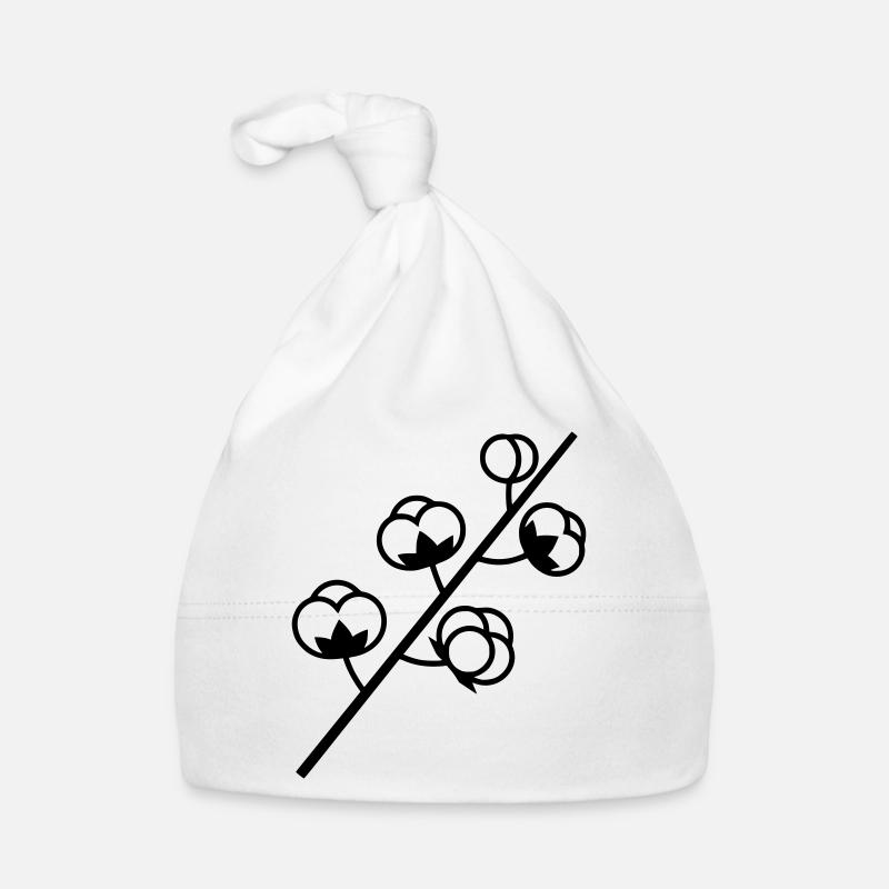 Branche de la Culture de Coton Bonnet bio Bébé