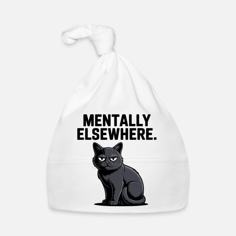 Mentalement ailleurs Chat Tee Bonnet bio Bébé