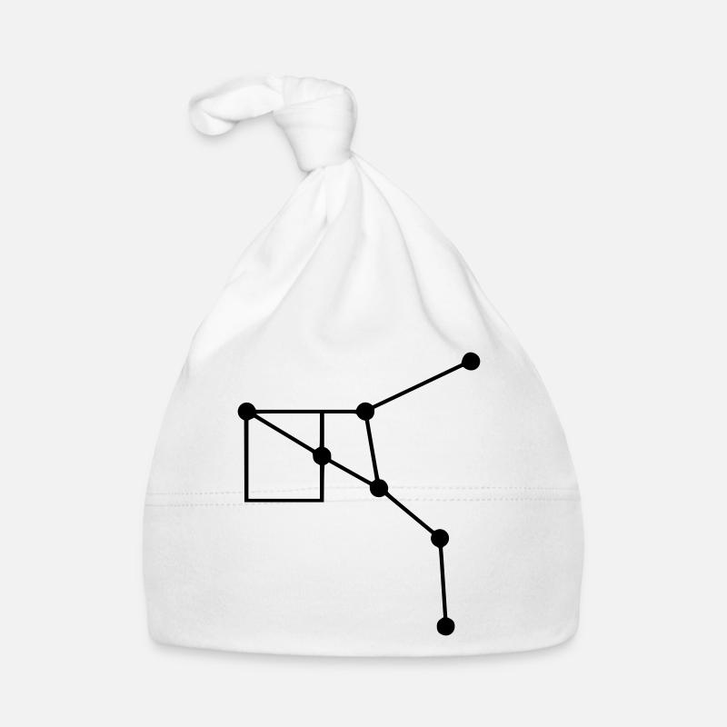Constellation Geometry Lines Organic Baby Cap