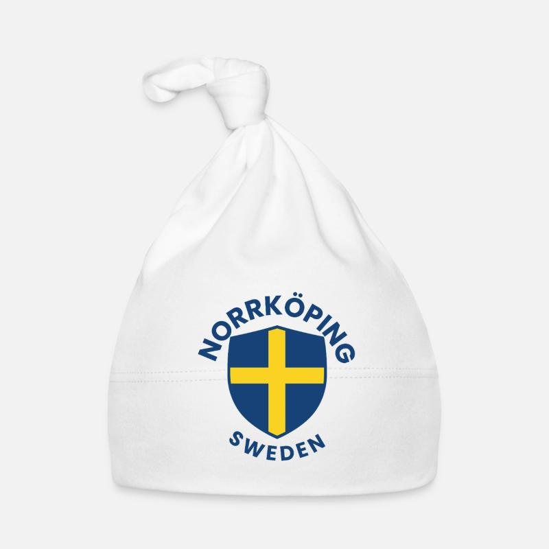 Norrsköld Shield motif Organic Baby Cap