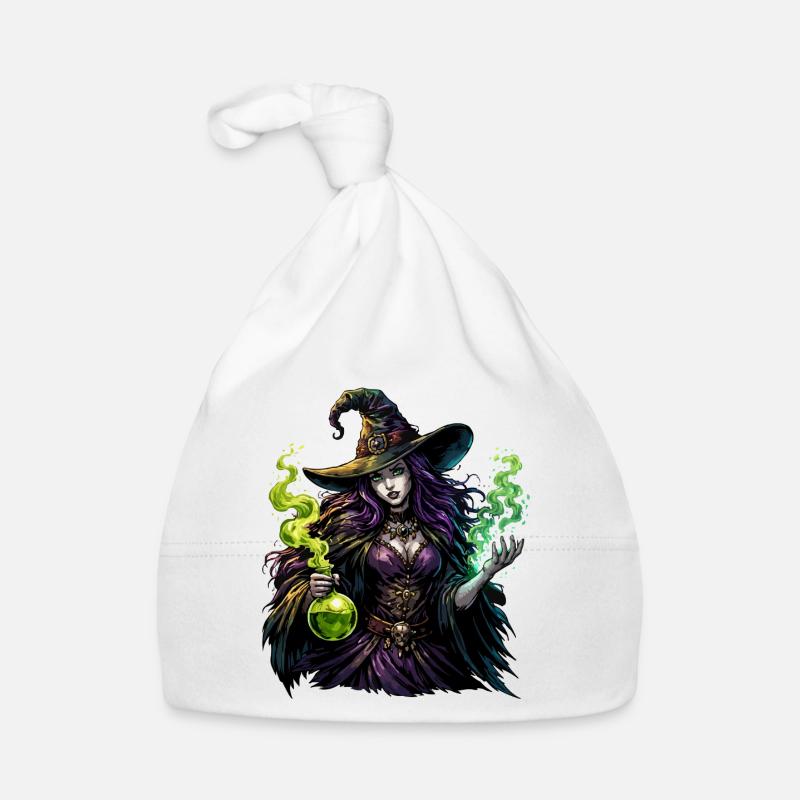 Sorcière avec Potion Bonnet bio Bébé