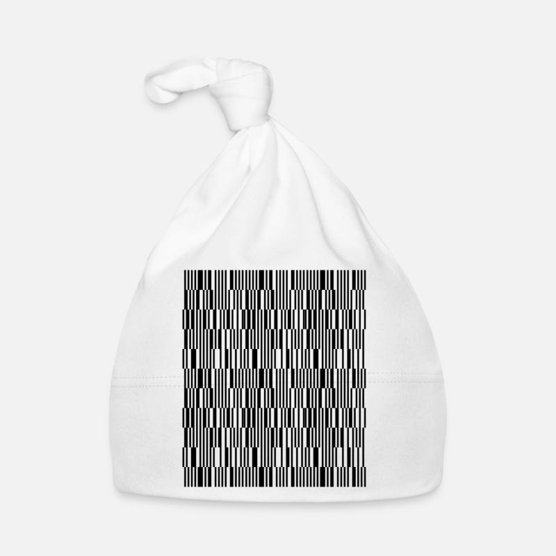 Design mit geometrischen Linien Baby Bio-Mütze